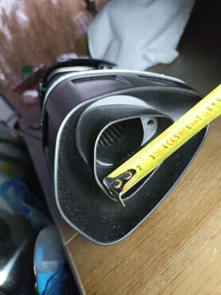 Tubo de escape y faros moto.