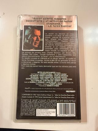 VHS Los Doce del Patíbulo (The Dirty Dozen)