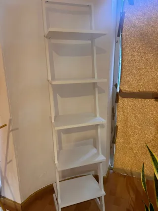 Estantería Escalera Blanca