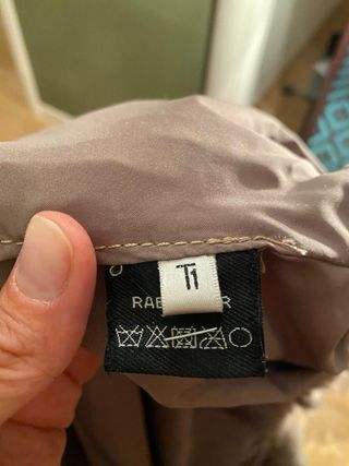 Pelliccia corta beige/rosa