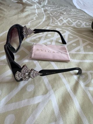 Gafas de sol Bvlgari negras y plateadas