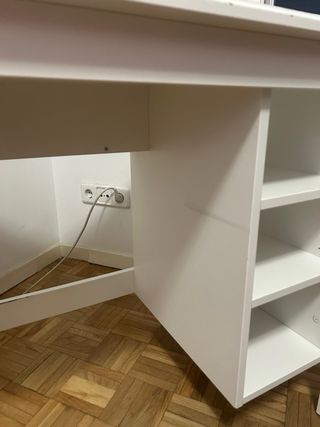 Escritorio Blanco Ikea BRUSALI + Silla
