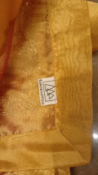 Toalha de mesa Euroexotico - Rosa; Dourado 120x184