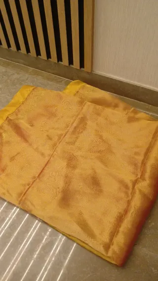 Toalha de mesa Euroexotico - Rosa; Dourado 120x184