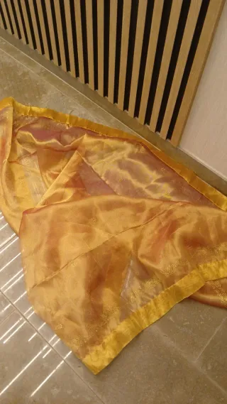 Toalha de mesa Euroexotico - Rosa; Dourado 120x184