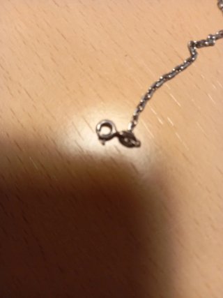 Cadena plata 50 cm con cruz