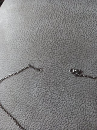 Cadena plata 50 cm con cruz