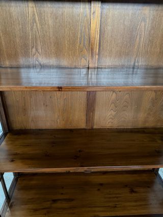 Vitrina de madera maciza oriental