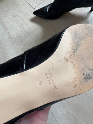 Botas Zara Piel Talla 39