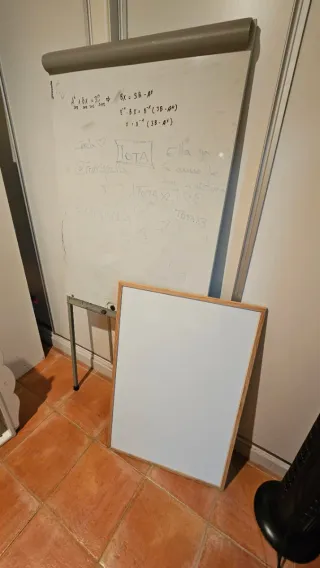 2 Pizarras Blancas Madera