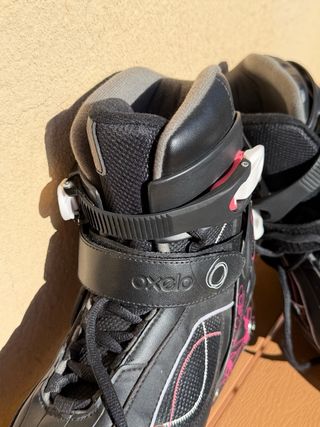 Patines en línea Oxelo T38 Negro/Rosa