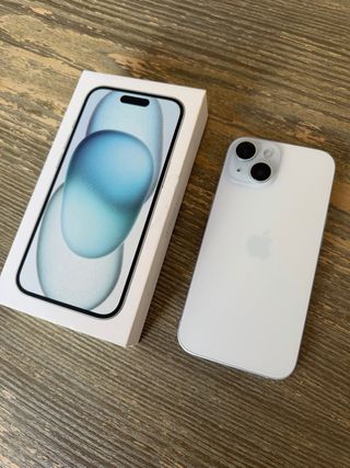 iPhone 15 128GB IMPECABLE + Caja original + Funda