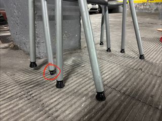 Sillas altas plegables madera y metal