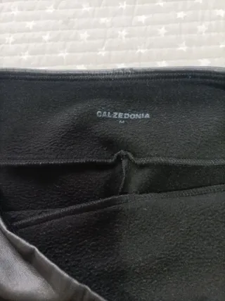 Leggings efecto piel forro polar