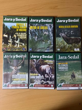 Pack 6 DVDs Caza Jara y Sedal