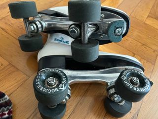 Pattini a rotelle bianchi