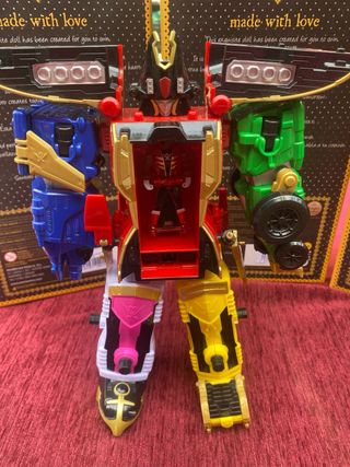 Megazord power ranger años 90 y transformes