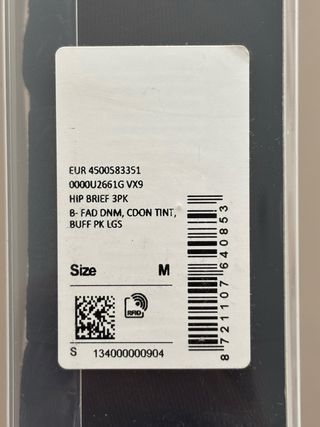 Calvin Klein pack 3 slips Talla M