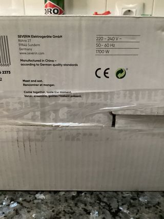 Raclette Grill con piedra natural