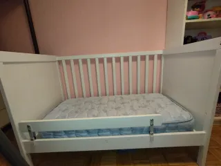 Cuna/cama ikea + colchón