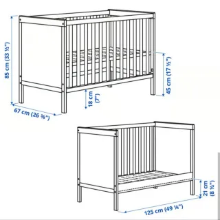 Cuna/cama ikea + colchón