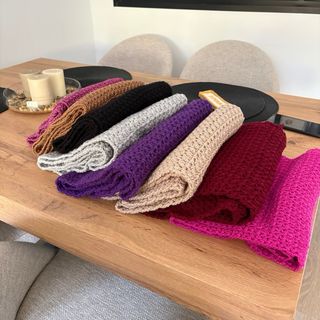 Bufanda ganchillo hecha a mano