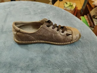 Zapatos casuales de piel White Red