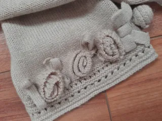 Conjunto invierno niña: gorro y bufanda