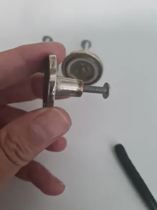 Maniglie vintage in metallo flor a forma di fiore