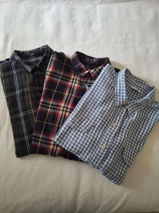 Lote 3 Camisas Zara y Brownie tallaje pequeño.