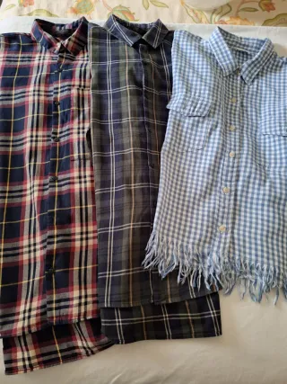 Lote 3 Camisas Zara y Brownie tallaje pequeño.