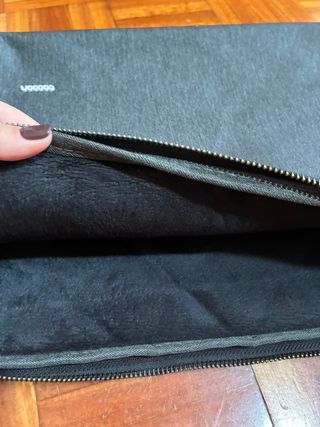 Funda portátil gris 15 pulgadas