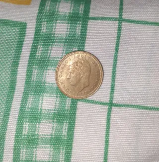 Variante chilena 1 peseta Juan Carlos I