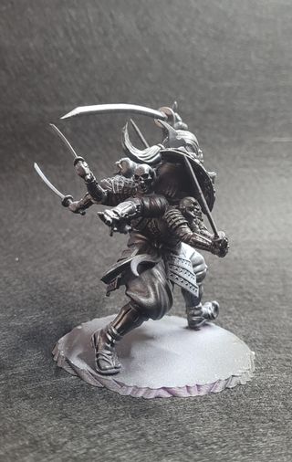 Samurái Esqueleto Miniatura Impresión 3D