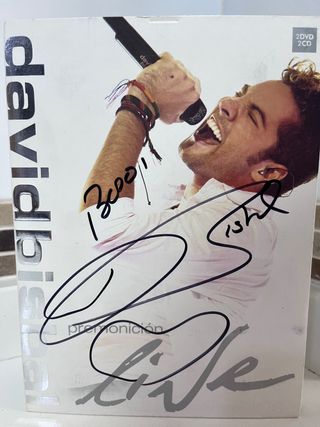 David Bisbal Premonición Live 2CD+2DVD FIRMADO