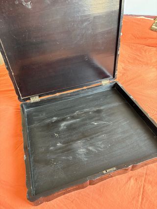 Caja mantón Manila antigua