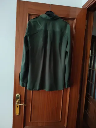 Camisa Zara verde militar