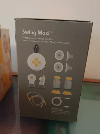 Sacaleches doble eléctrico Medela nuevo+ sujetador