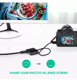 Ugreen MICRO HDMI ADAPTER PC TV HDMI VGA Camera