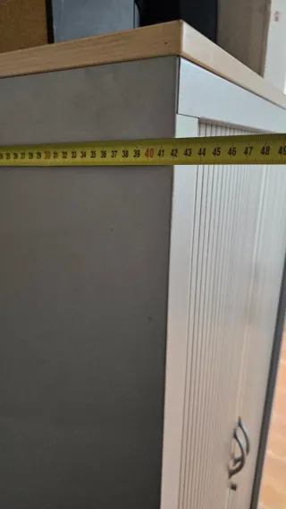 Armario archivador metálico gris