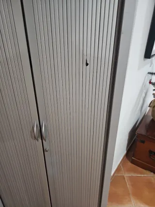 Armario archivador metálico gris