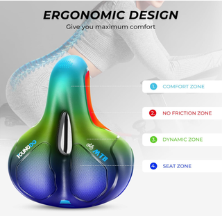 Sedile bici ergonomico in gel