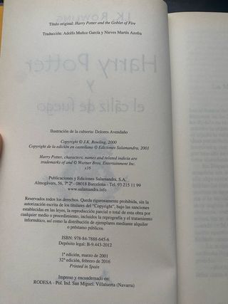 Harry Potter y el cáliz de fuego