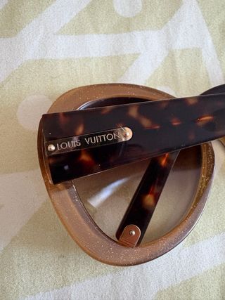 Gafas de sol Louis Vuitton negras y blancas