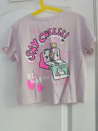 Lote de 9 camisetas infantiles tala 7-10 años