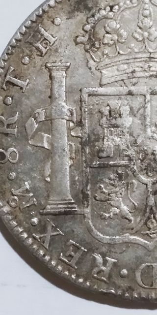 8 Reales Carlos IIII Plata