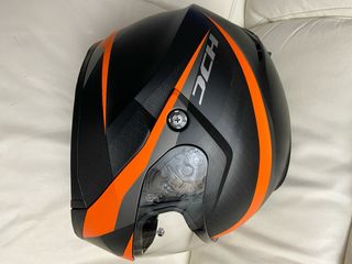 Casco Modular HJC C91 Negro Naranja tallaS,ECE2205
