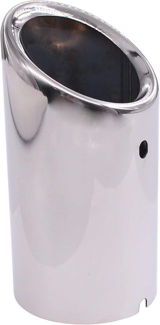 Doo Engy Tubo de escape cromado de acero inoxidabl