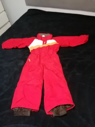 Traje de nieve infantil rojo