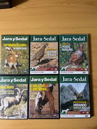 Pack 6 Documentales Caza DVD Jara y Sedal